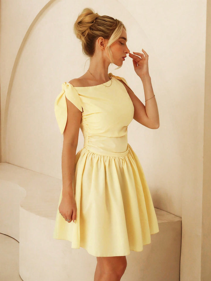 SHEIN mini ruha, sárga