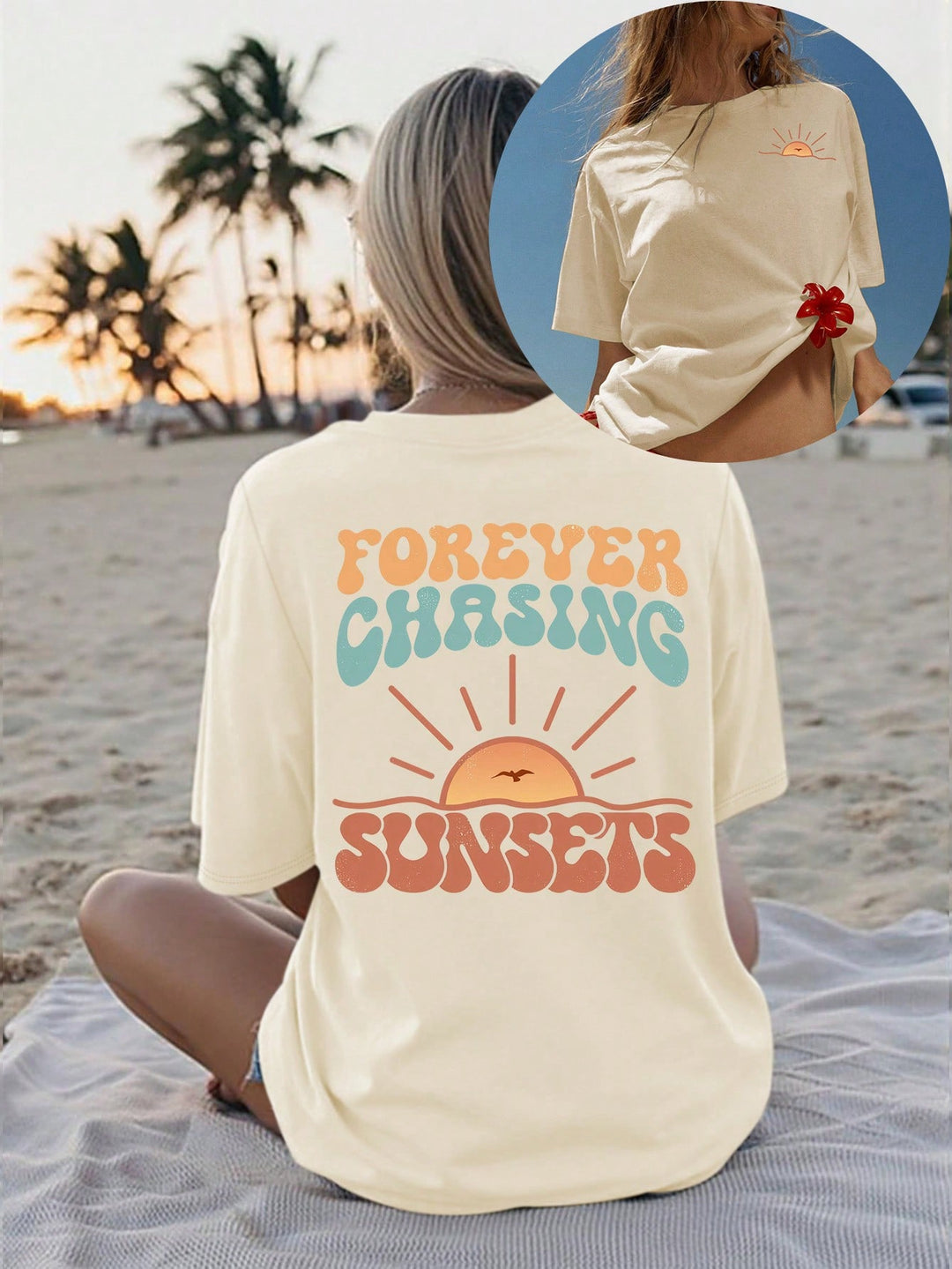 Tricou SHEIN, portocaliu