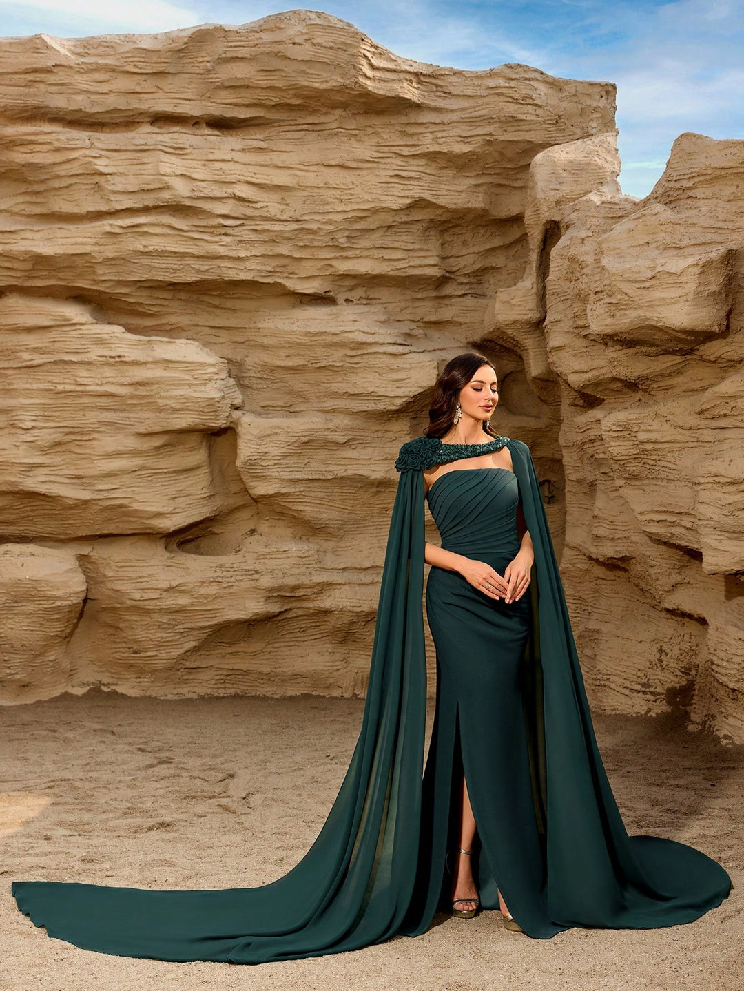 Rochie SHEIN, verde
