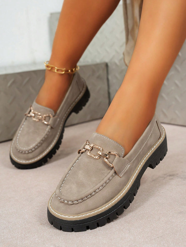Mocasini SHEIN, kaki