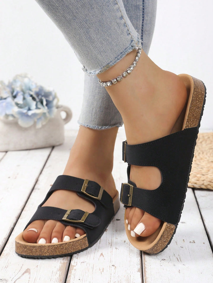 Sandale SHEIN, negru