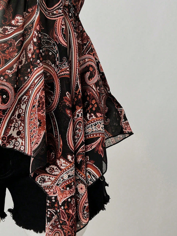 Top Shein, mix culori