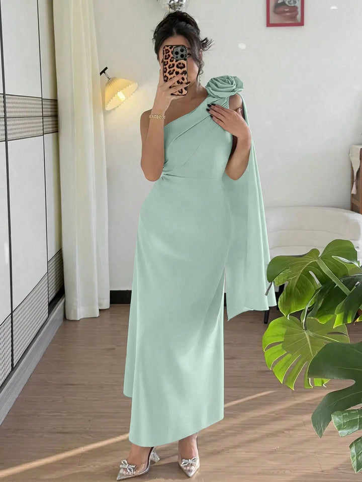 Rochie maxi SHEIN, verde