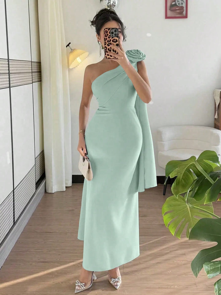 Rochie maxi SHEIN, verde