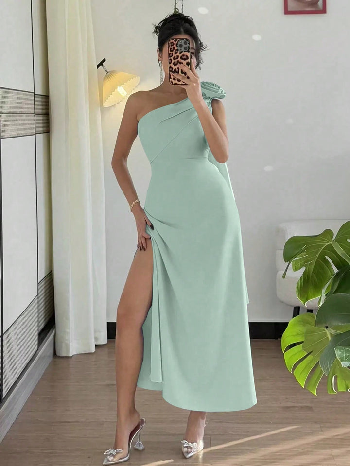 Rochie maxi SHEIN, verde