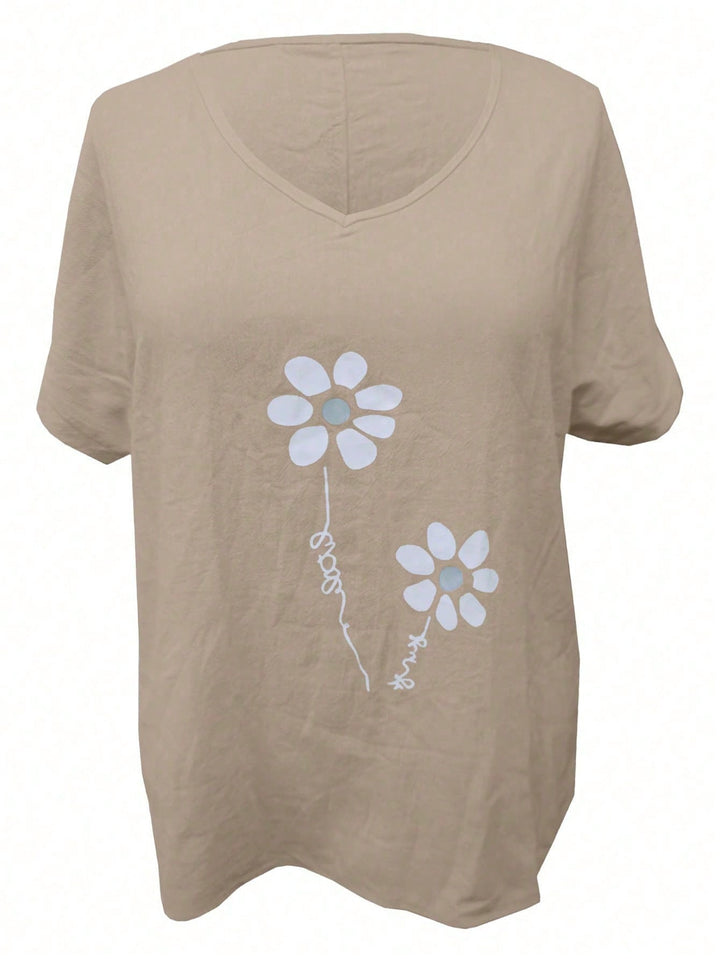 Tricou SHEIN, bej
