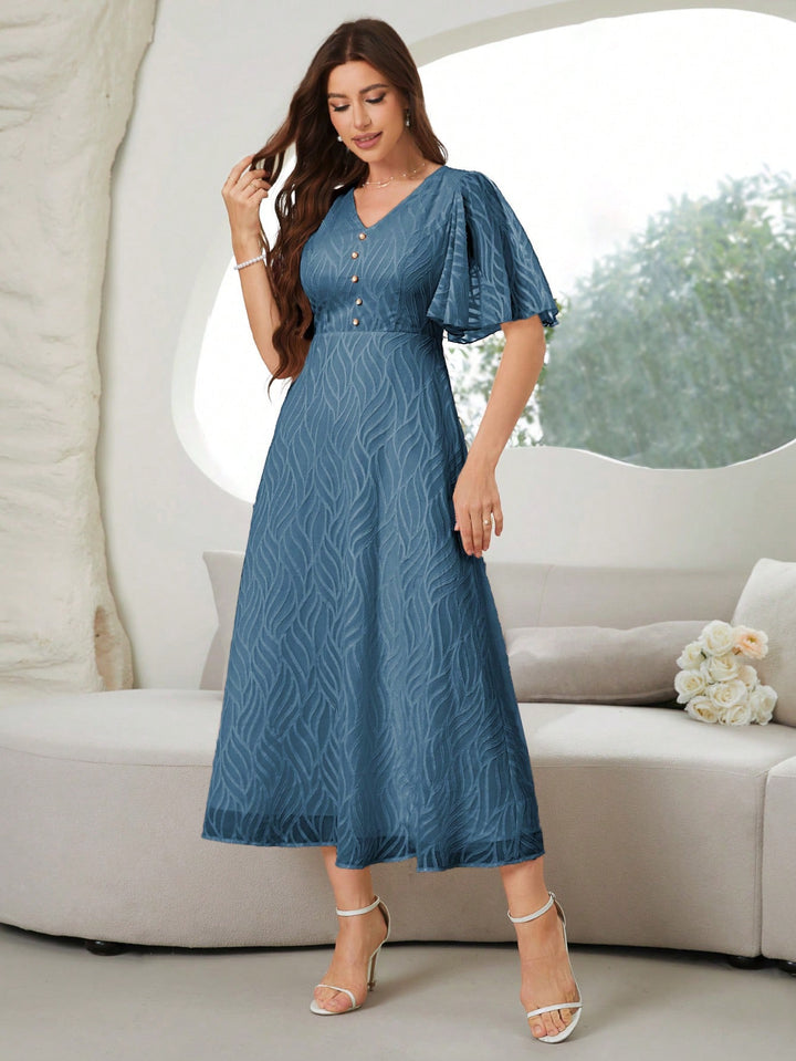SHEIN maxi ruha, kék