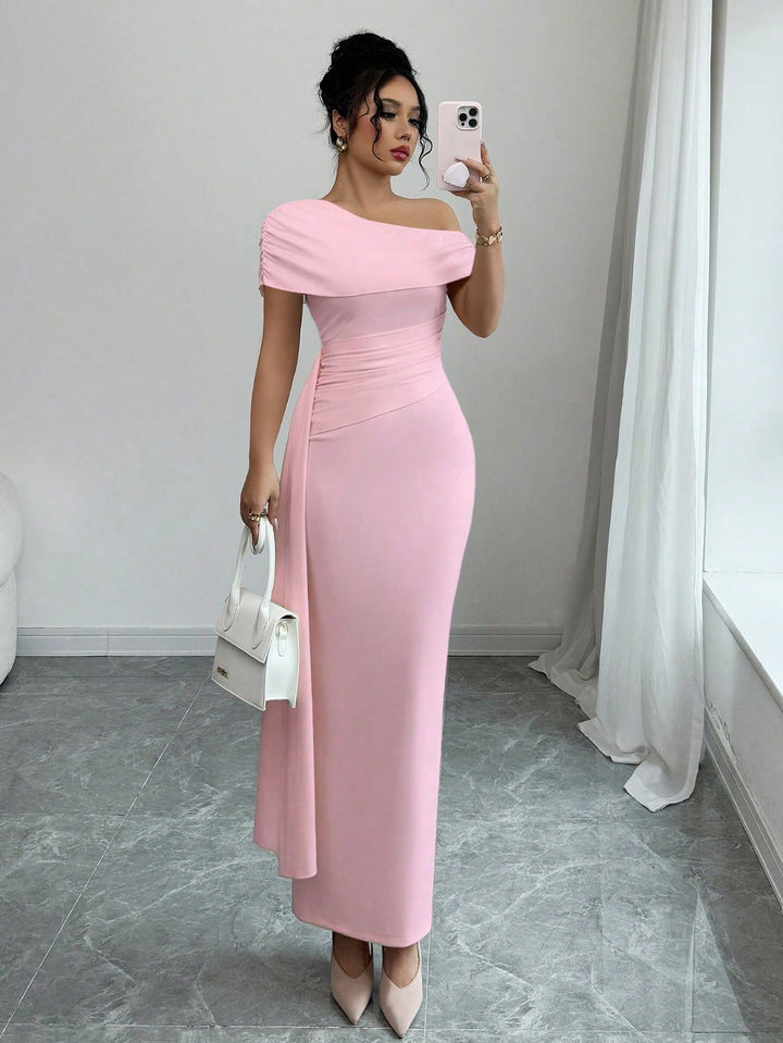 Rochie maxi SHEIN, roz