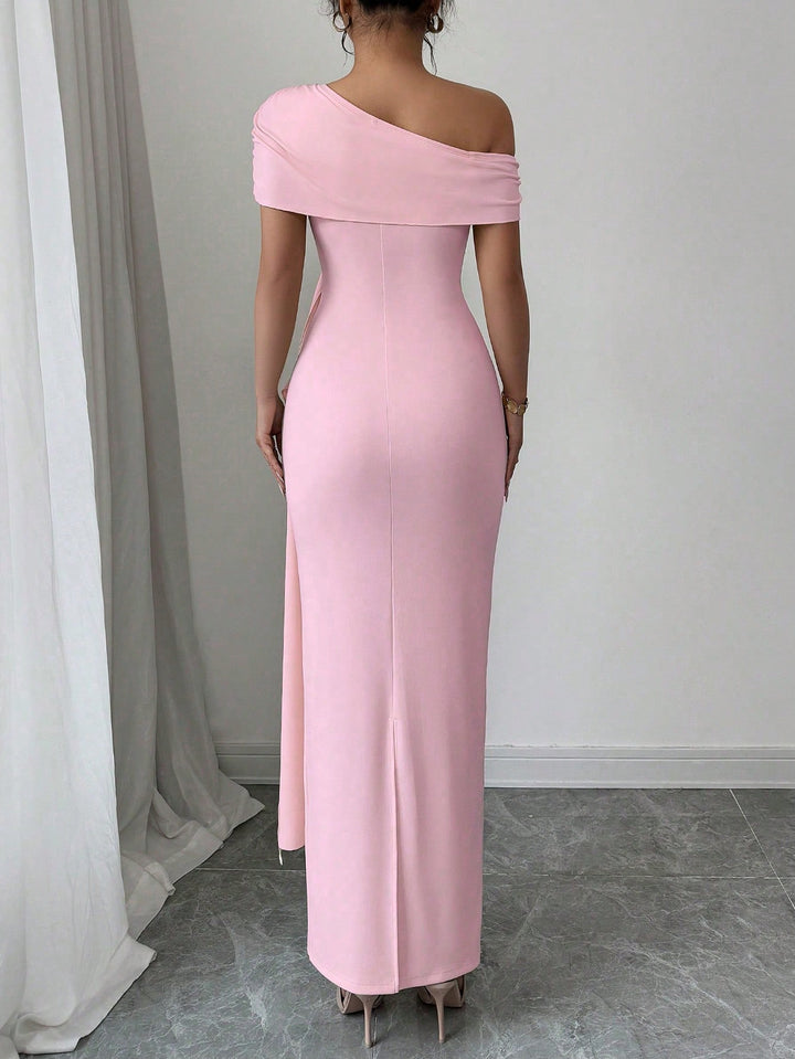 Rochie maxi SHEIN, roz