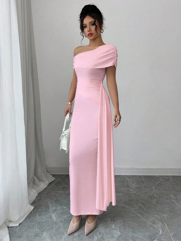 Rochie maxi SHEIN, roz