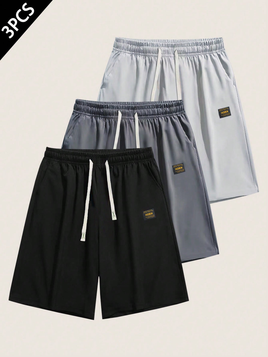 Pantaloni scurți SHEIN, negru