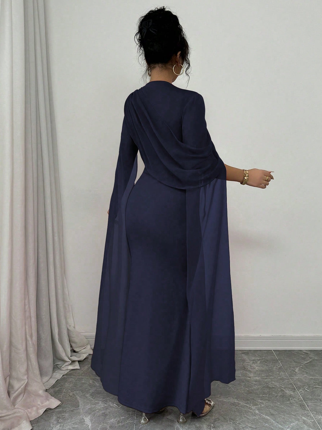 Rochie maxi SHEIN, albastru
