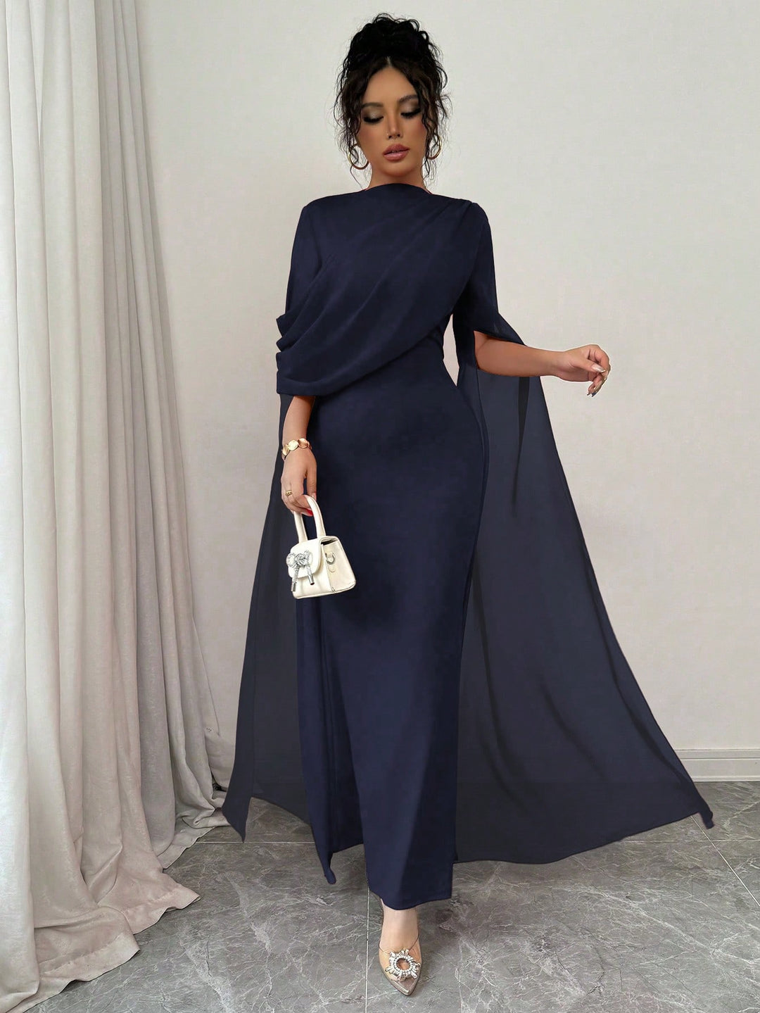 Rochie maxi SHEIN, albastru