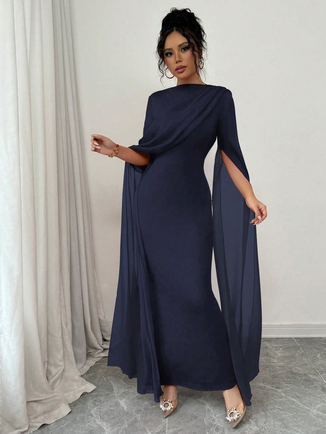 Rochie maxi SHEIN, albastru