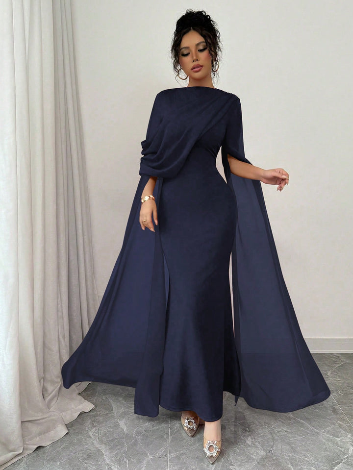 Rochie maxi SHEIN, albastru
