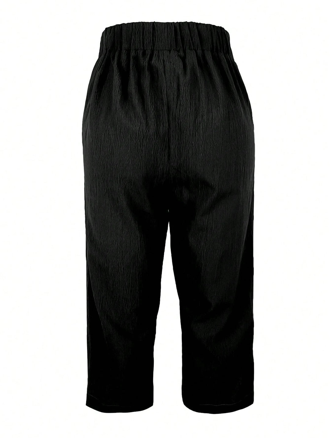 Pantaloni 3/4 SHEIN, negru