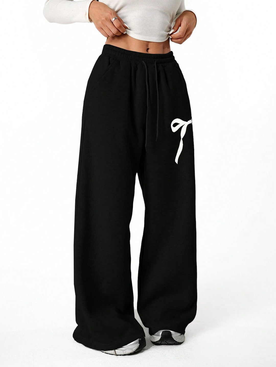 Pantaloni SHEIN, negru