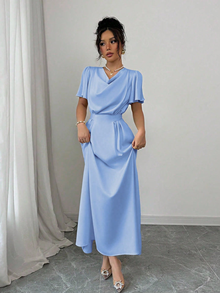 SHEIN maxi ruha, kék