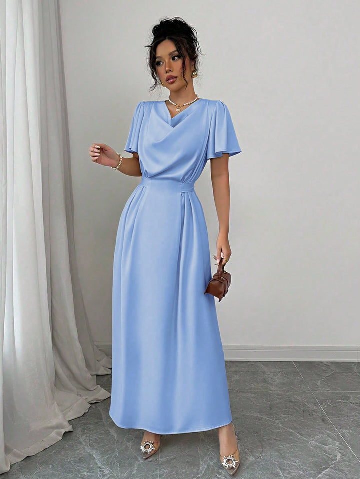 SHEIN maxi ruha, kék