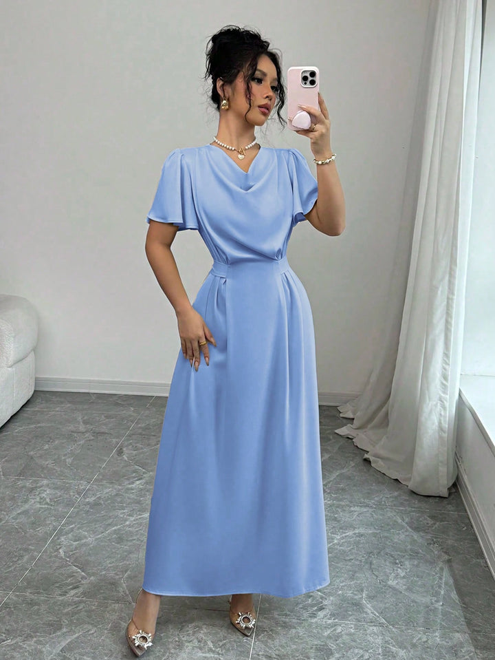 SHEIN maxi ruha, kék