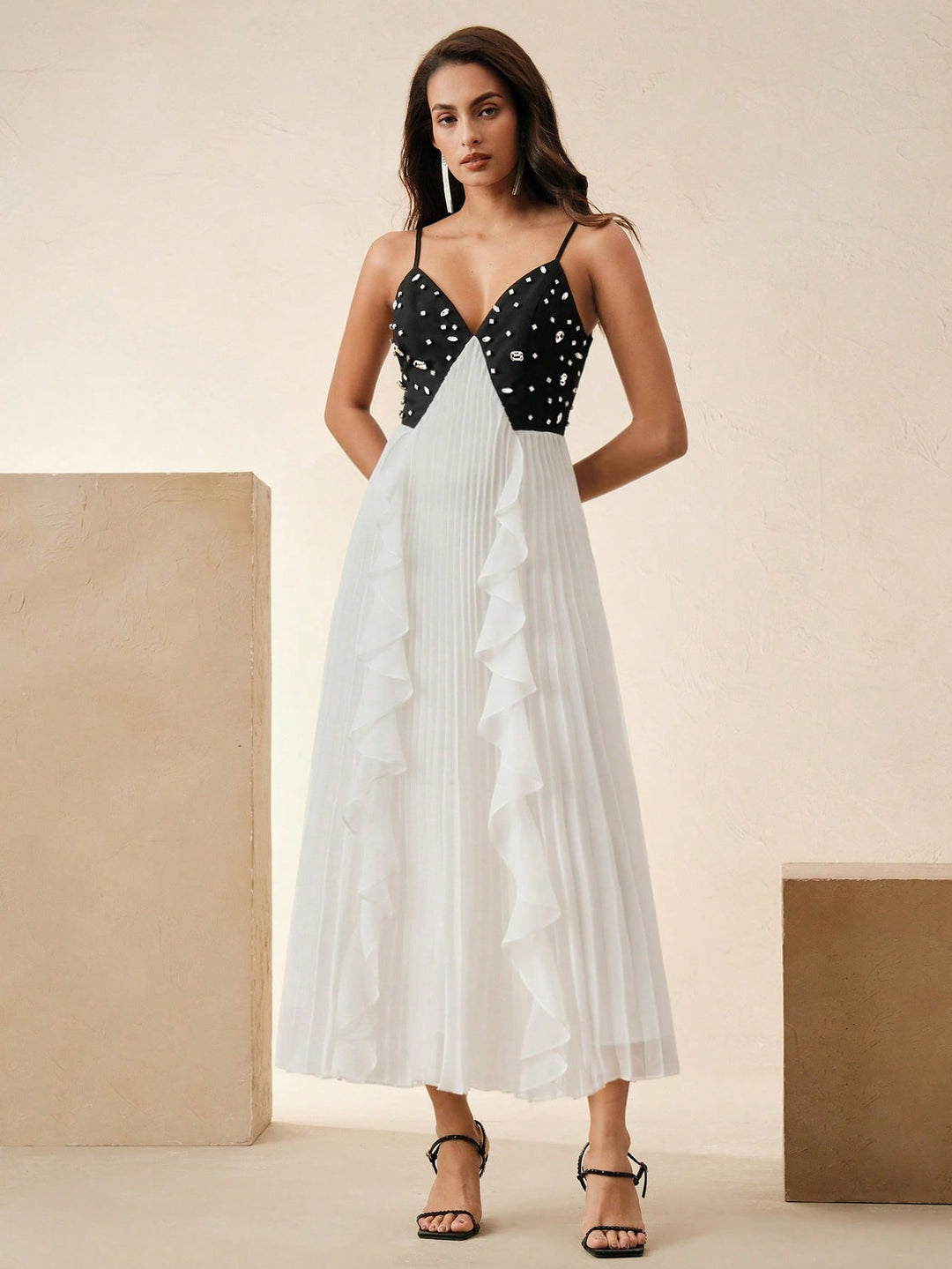 Rochie midi SHEIN, mix culori