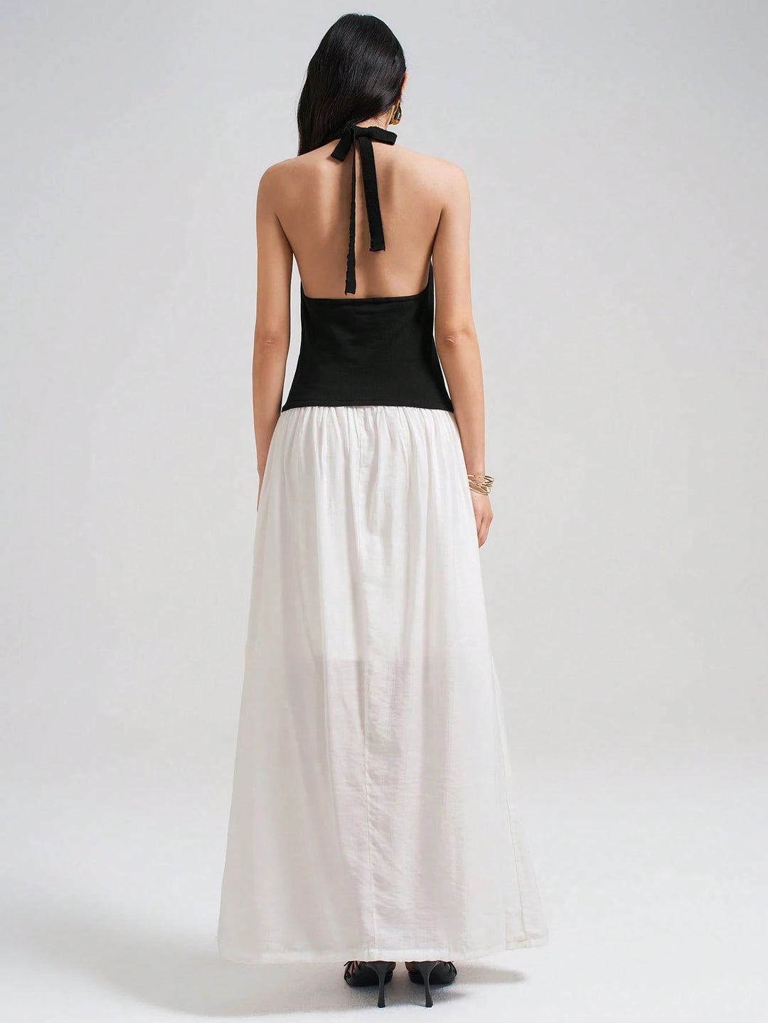 Rochie maxi SHEIN, alb