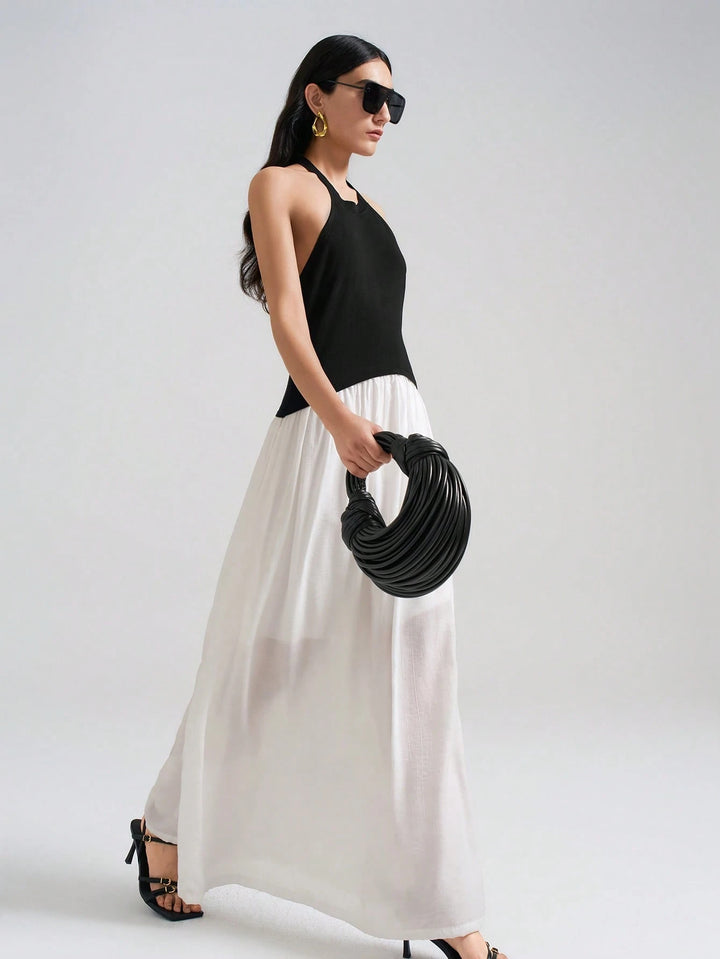Rochie maxi SHEIN, alb
