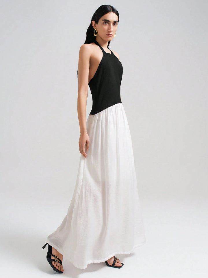 Rochie maxi SHEIN, alb