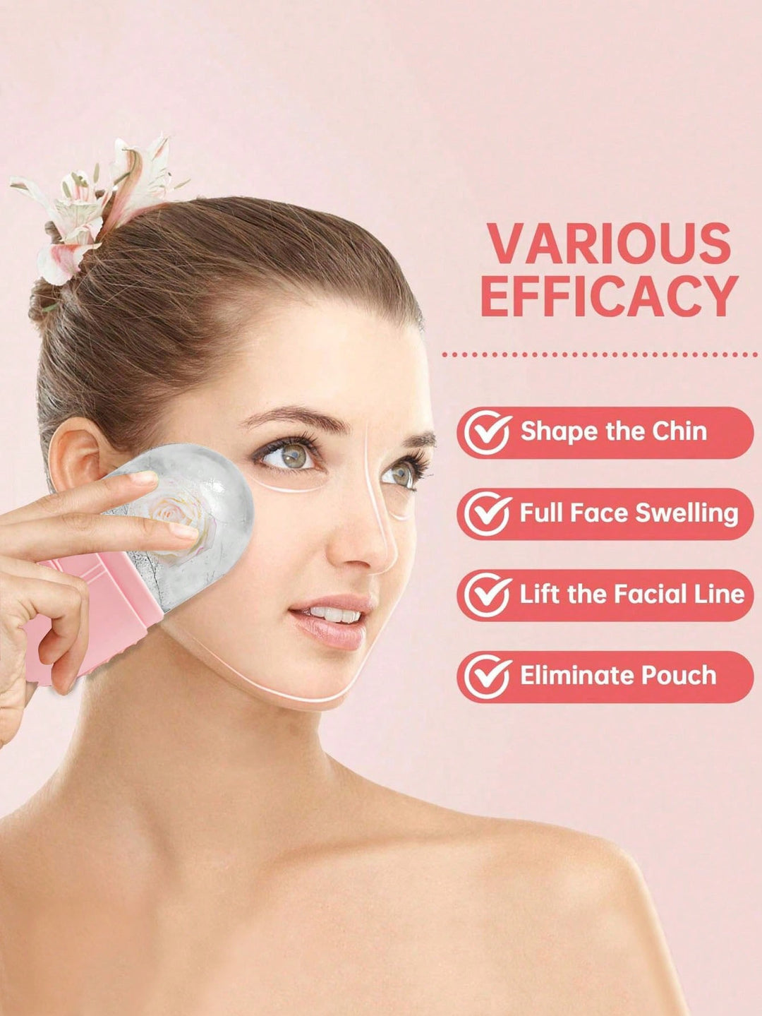 Instrument de masaj facial SHEIN, mix culori