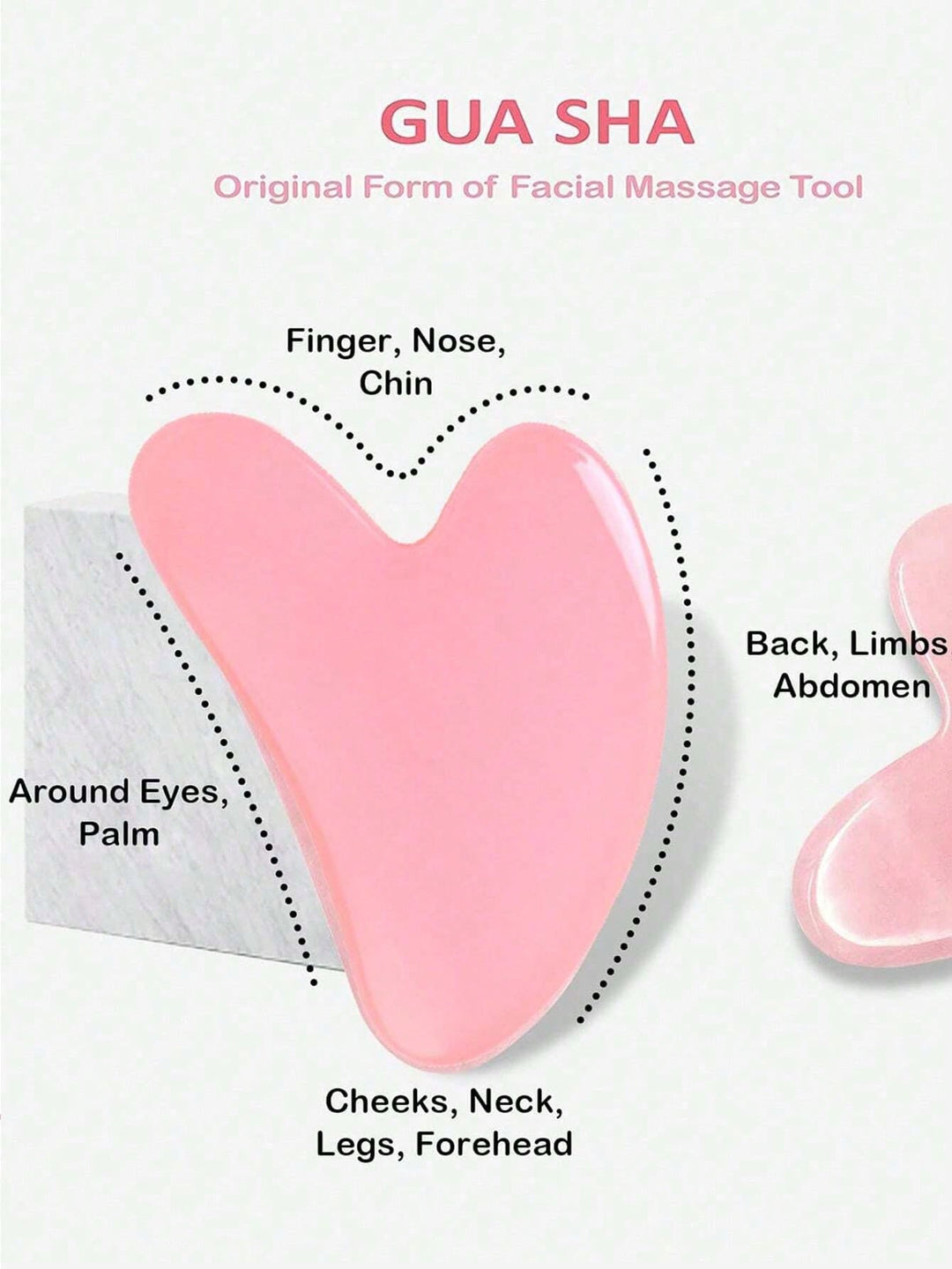 Instrument de masaj facial SHEIN, mix culori