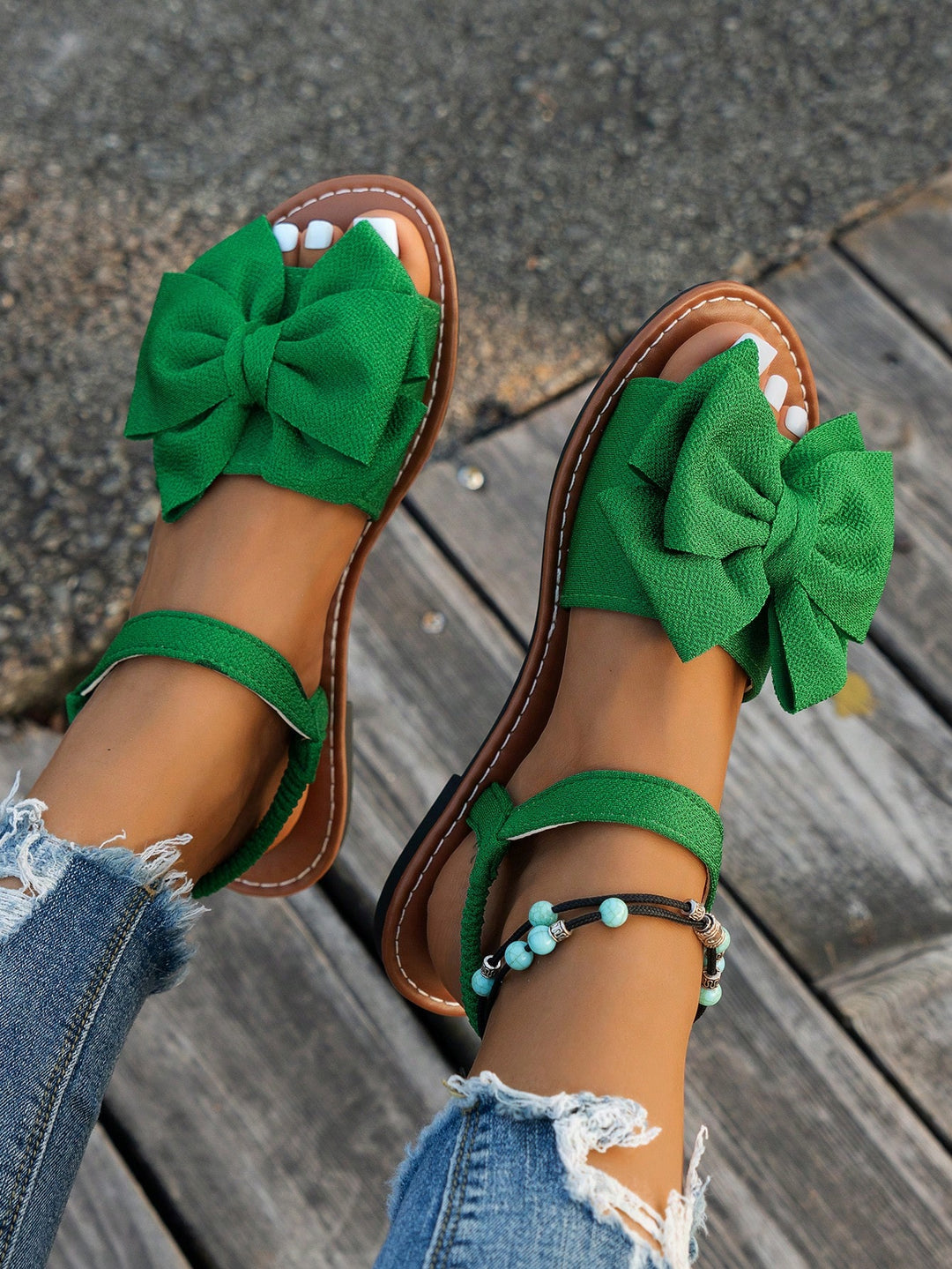 Sandale SHEIN, verde