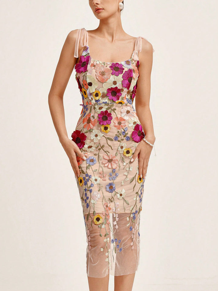 Rochie maxi SHEIN, mix culori