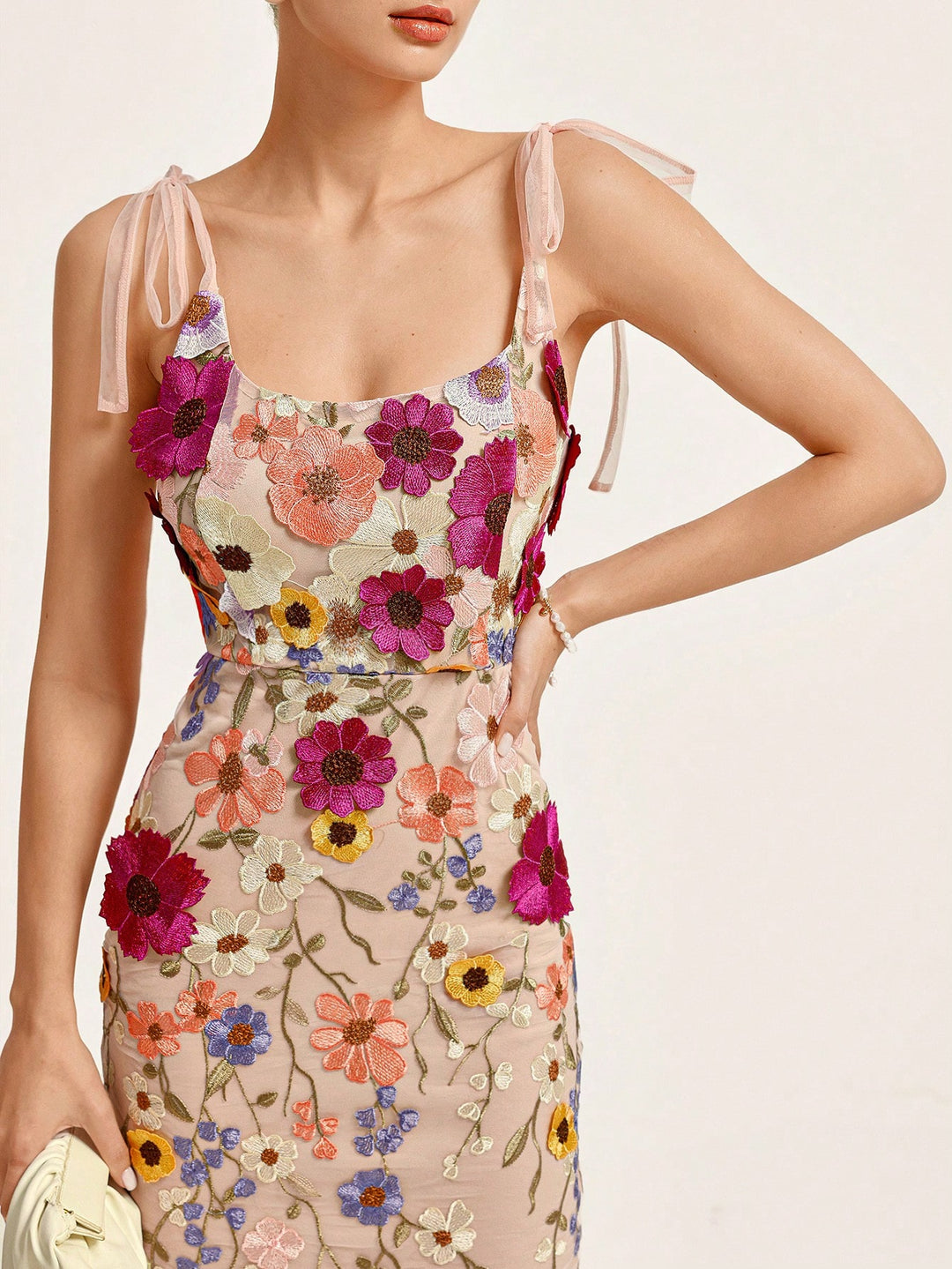Rochie maxi SHEIN, mix culori