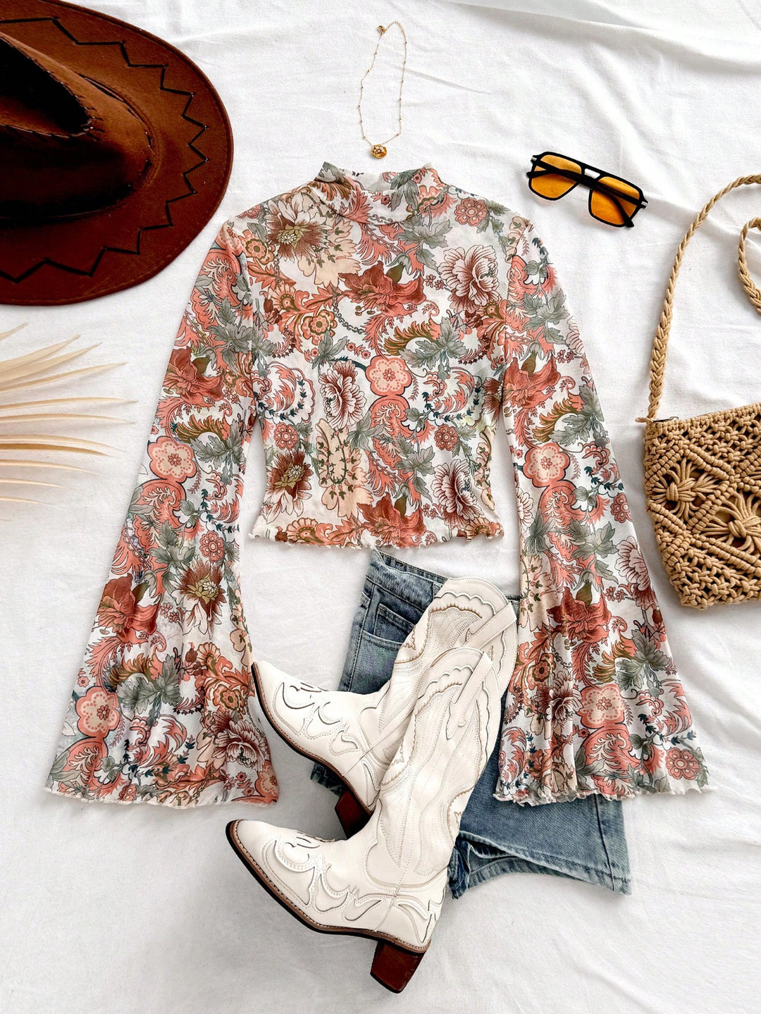 Top SHEIN, alb