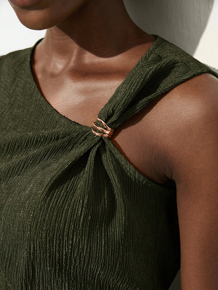 Top SHEIN, verde