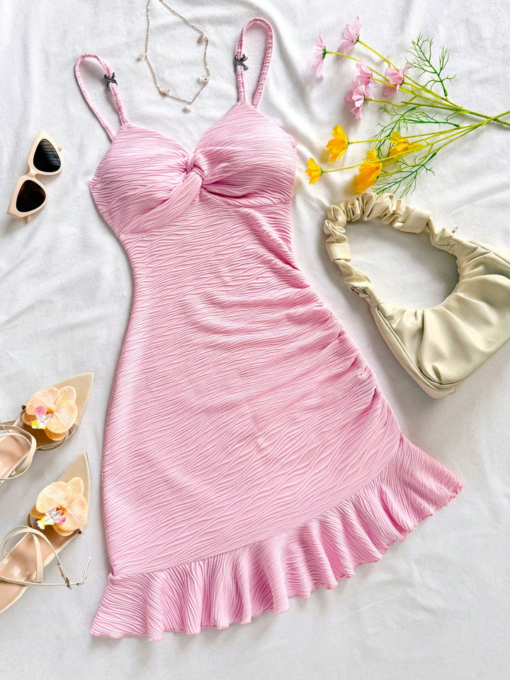 SHEIN mini ruha, rózsaszín