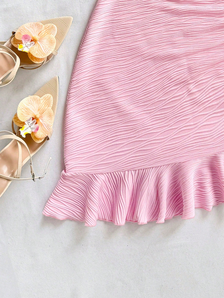 SHEIN mini ruha, rózsaszín