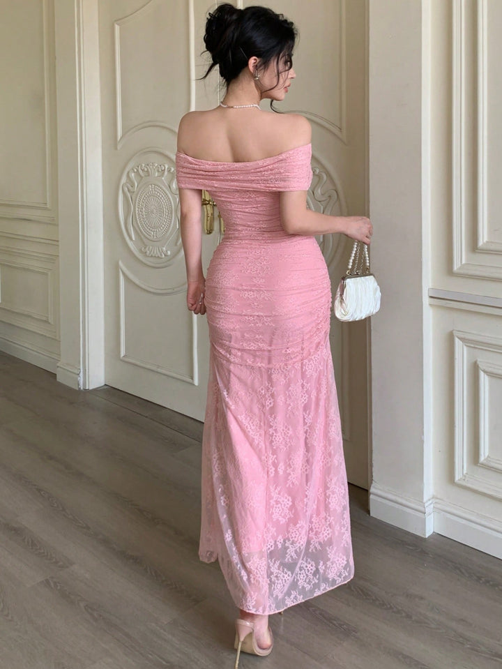 SHEIN Maxi ruha, rózsaszín