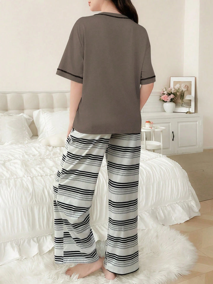 Compleu pijamale SHEIN, mix culori