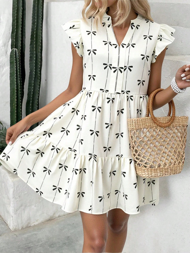 SHEIN mini ruha, krém