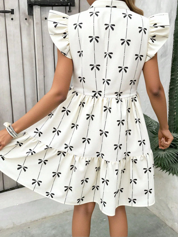 SHEIN mini ruha, krém