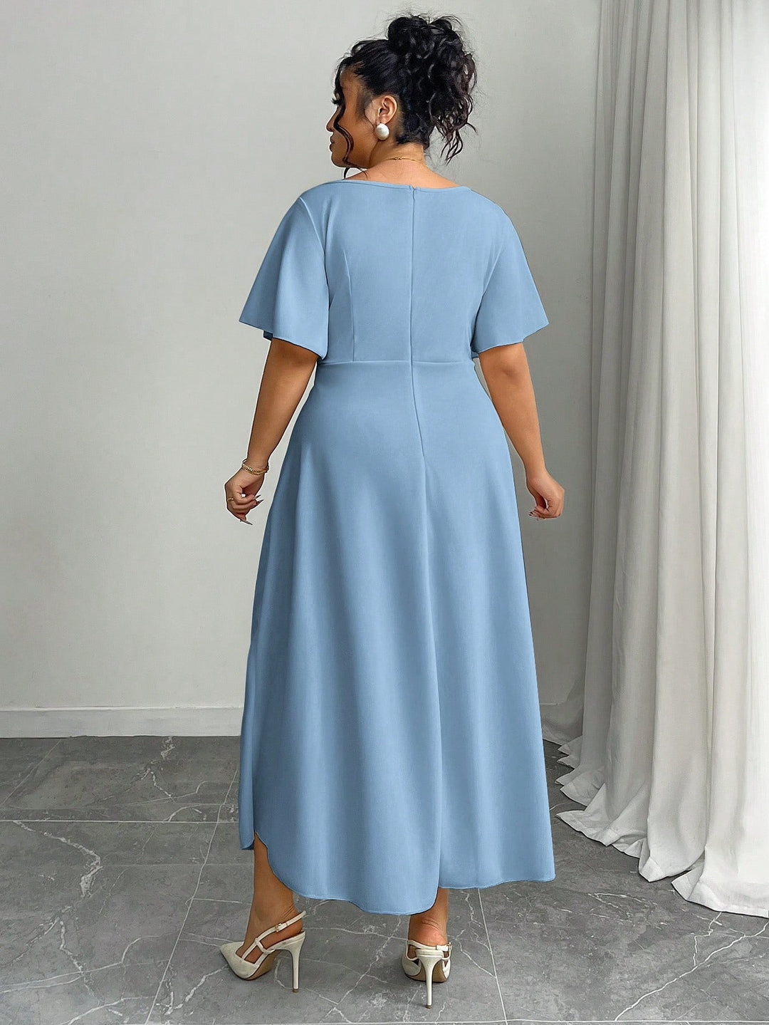 Rochie maxi SHEIN, albastru