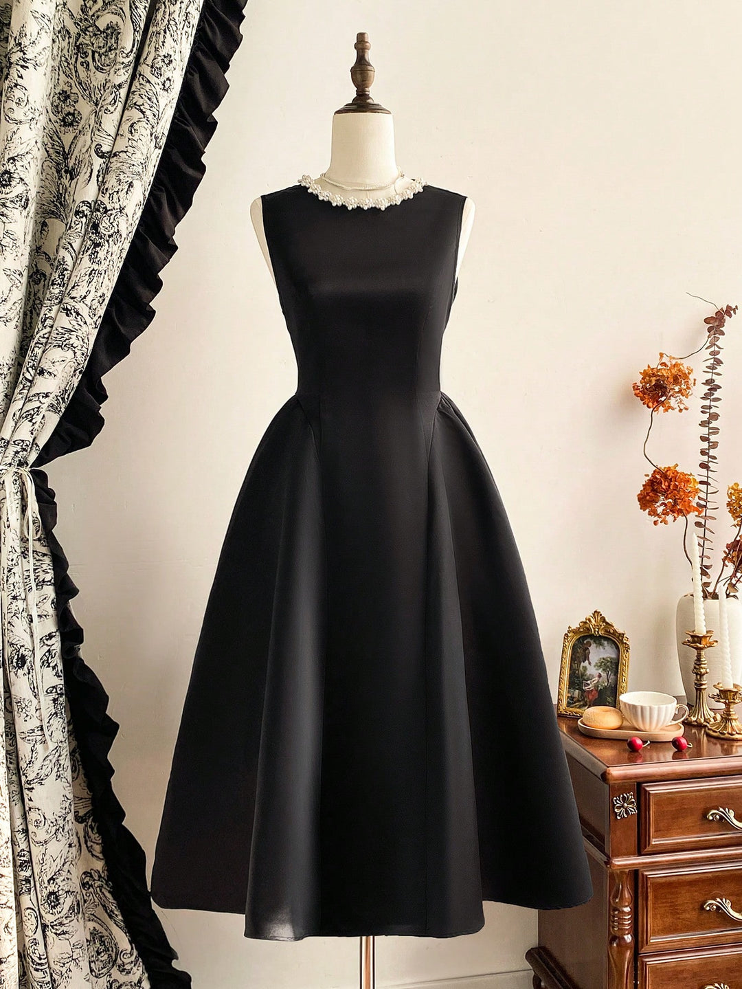 Rochie midi SHEIN, negru