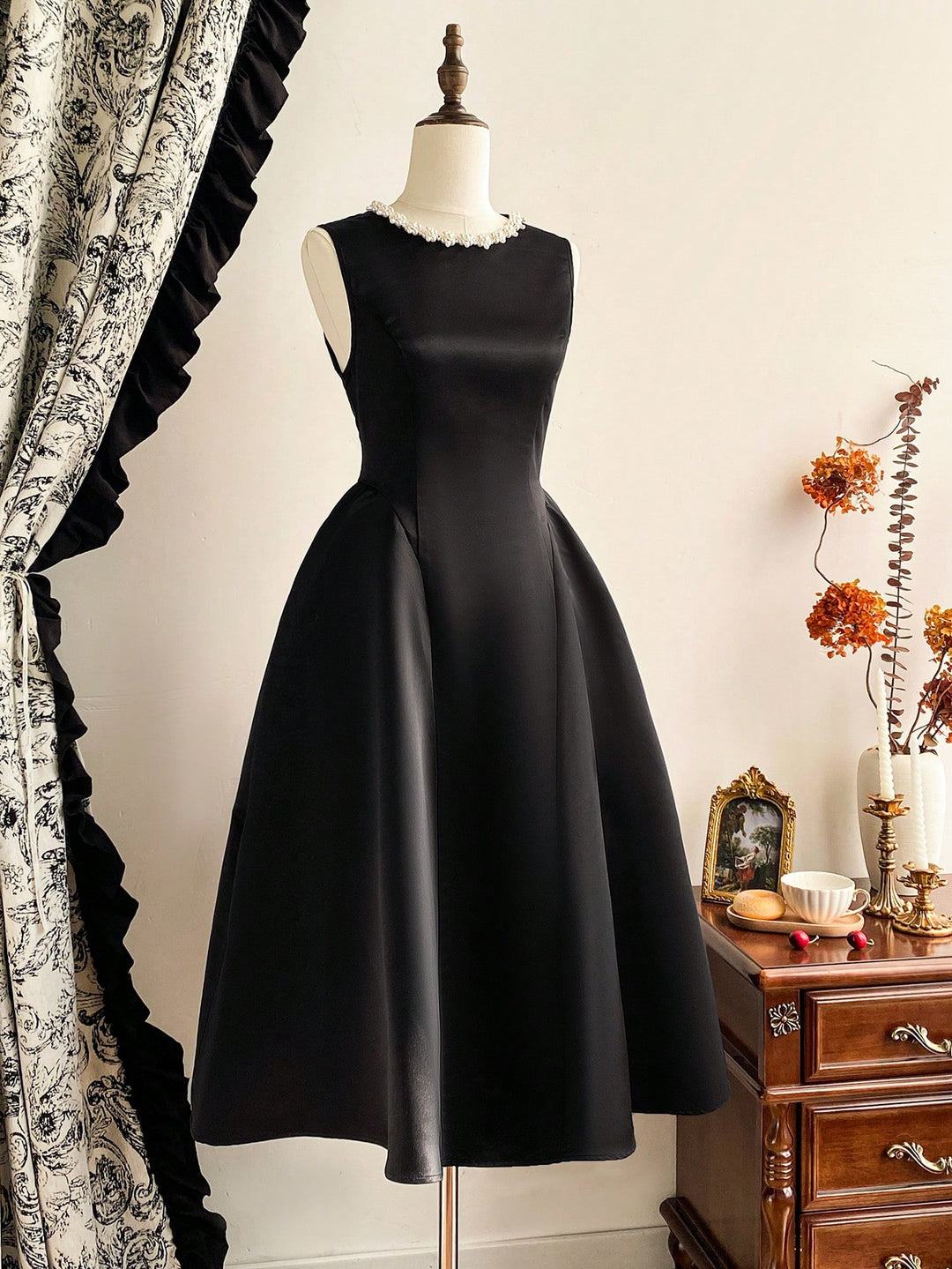 Rochie midi SHEIN, negru