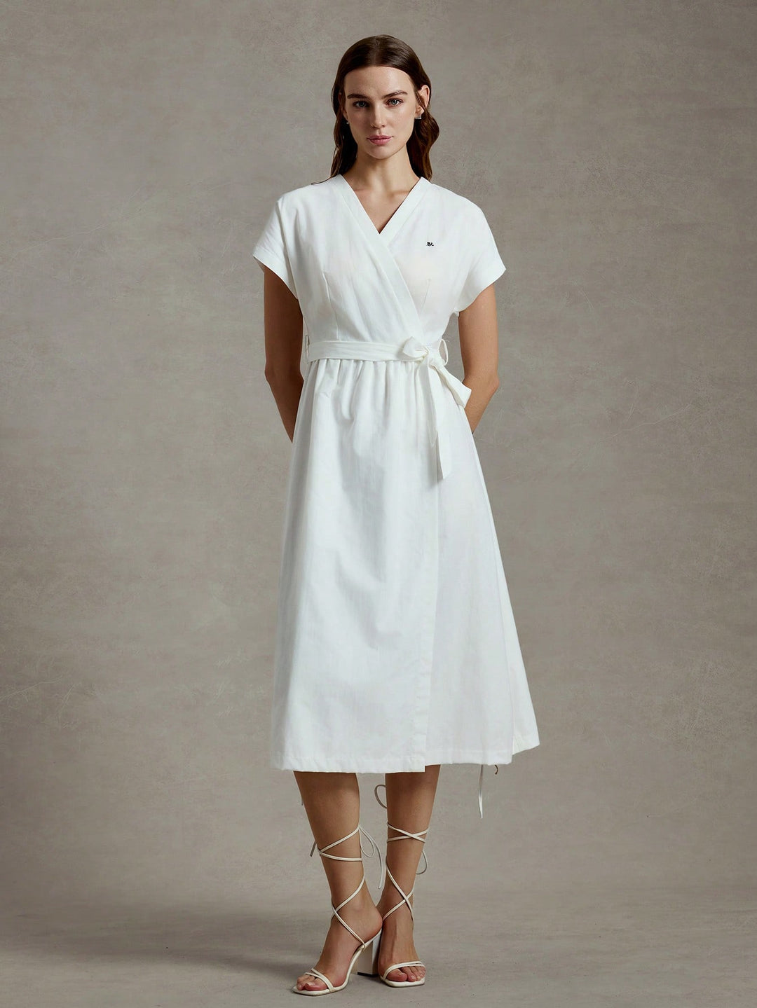 Rochie midi SHEIN, alb