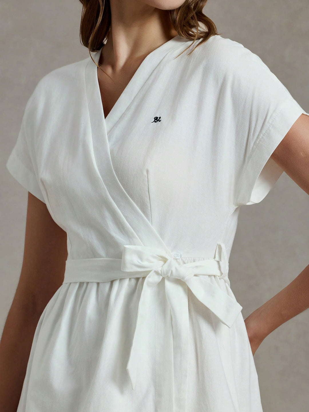 Rochie midi SHEIN, alb