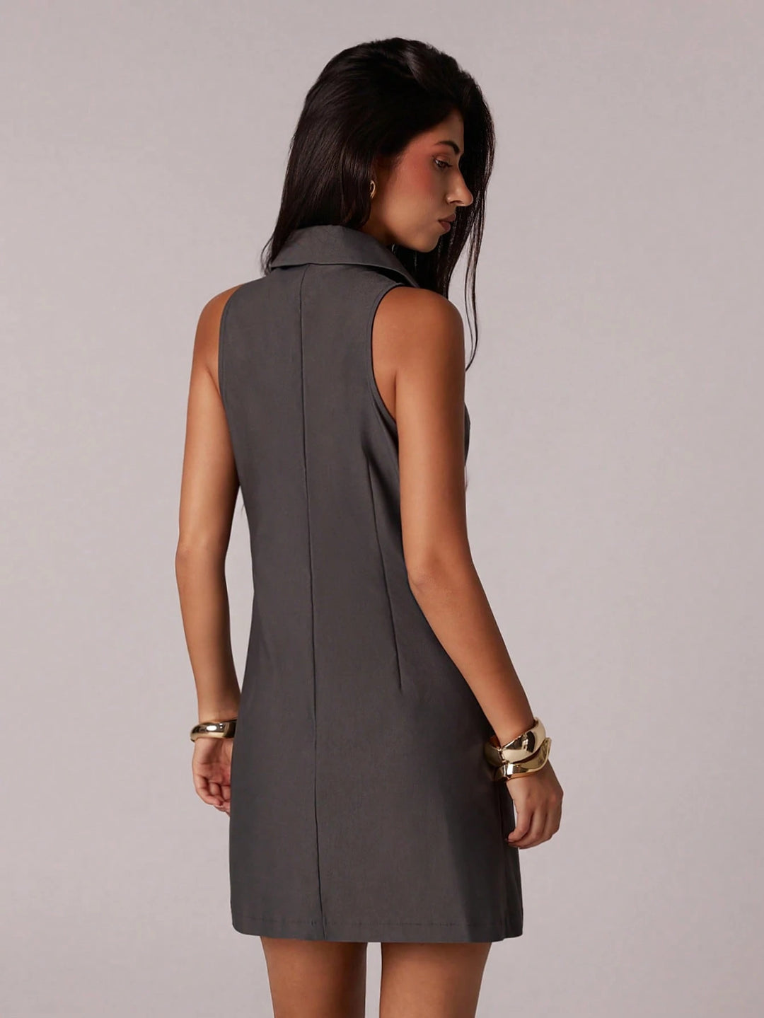 SHEIN mini ruha, szürke