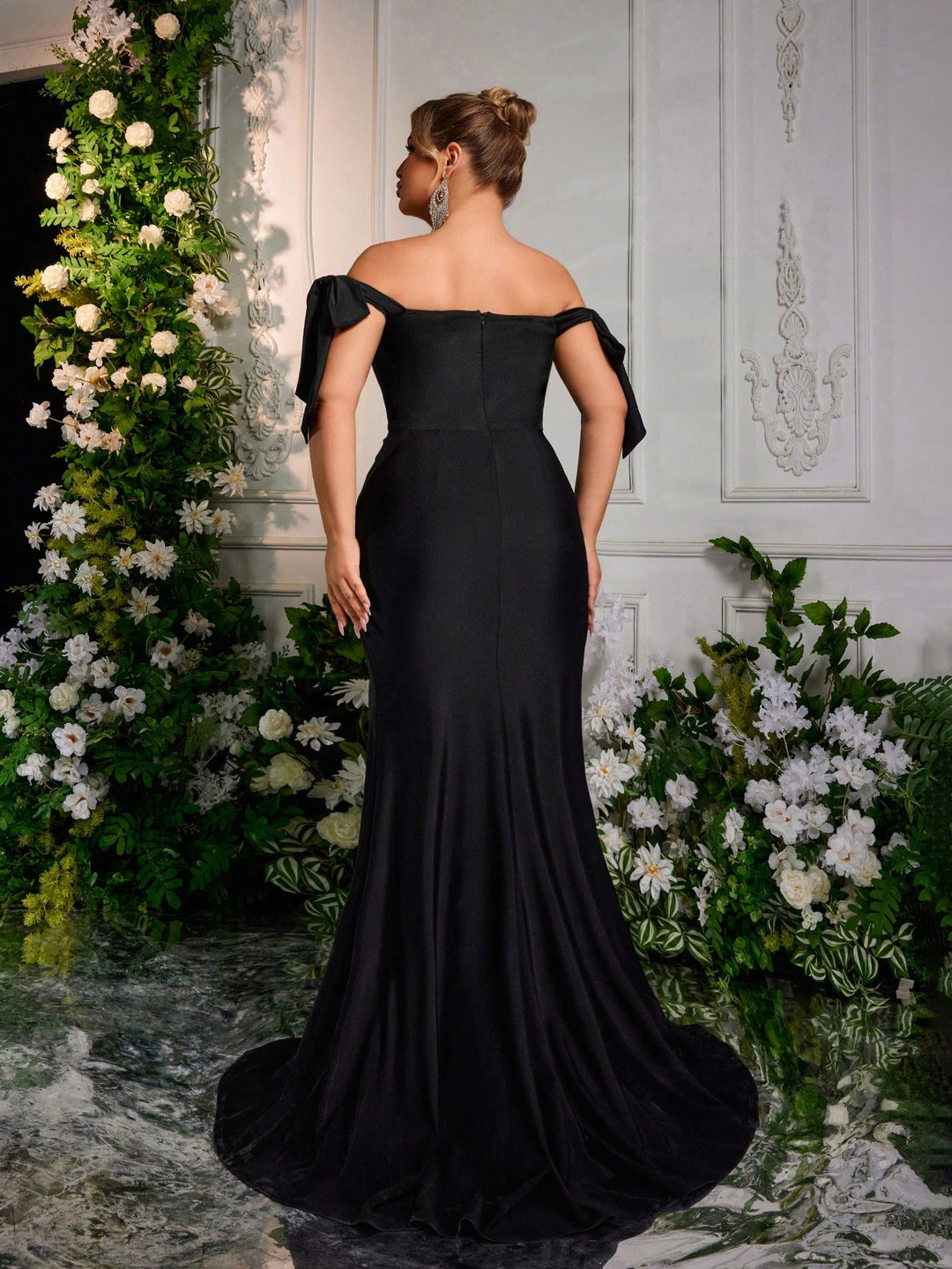 Rochie de ocazie SHEIN, negru