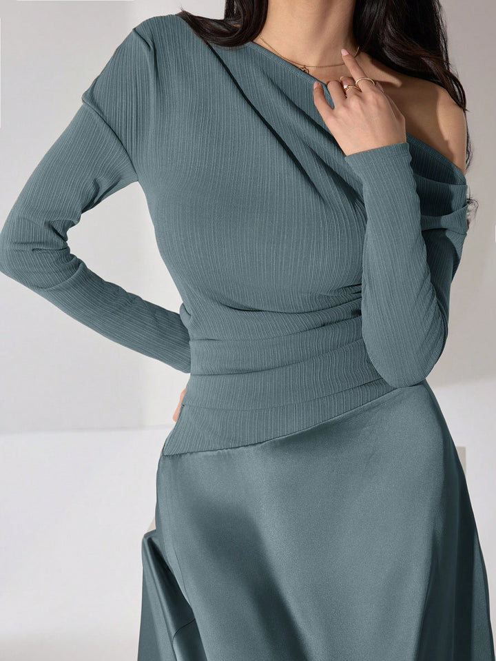 Rochie maxi SHEIN, albastru