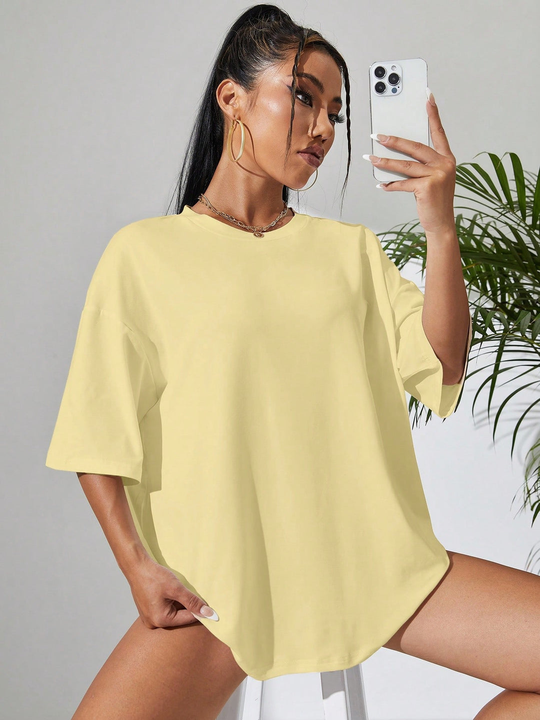Tricou SHEIN, galben